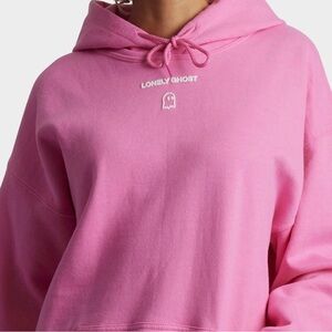 Lonely Ghost Text Me When You Get Home Pink Hoodie